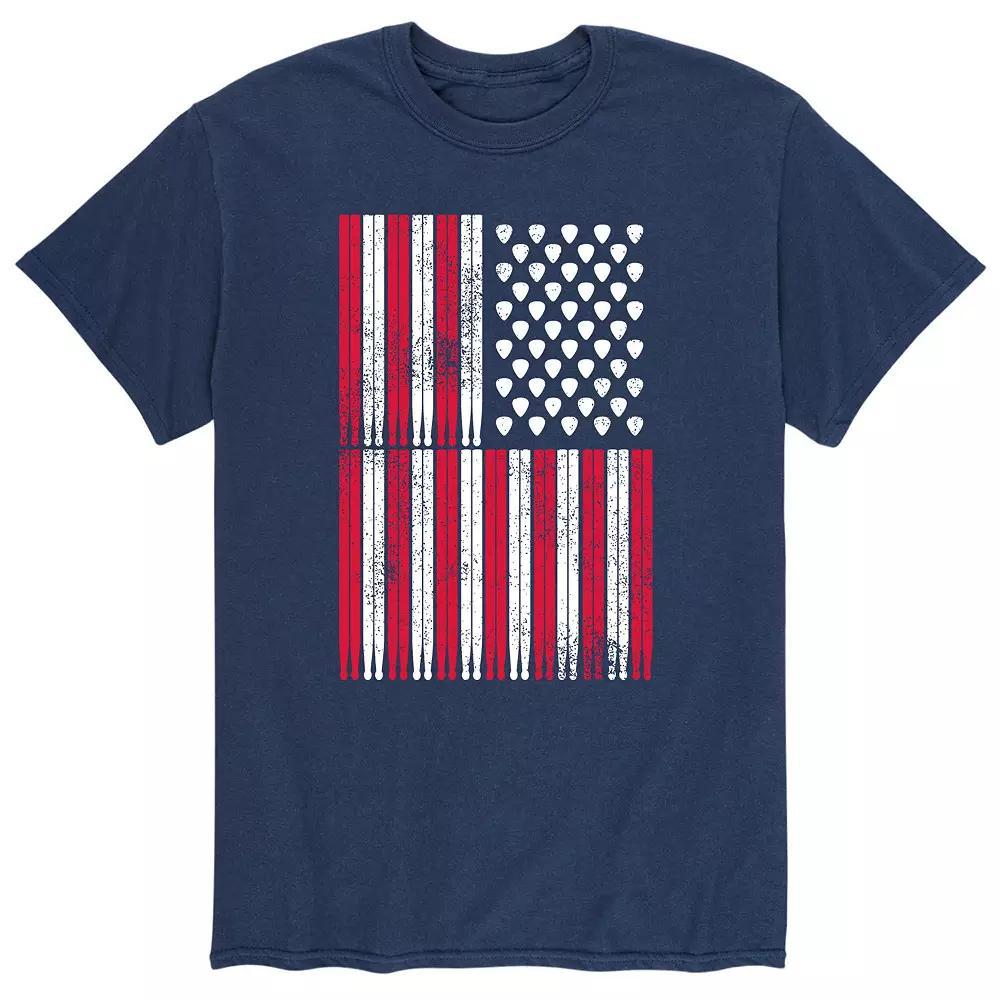 Mens Sticks and Picks Flag Tee Product Image