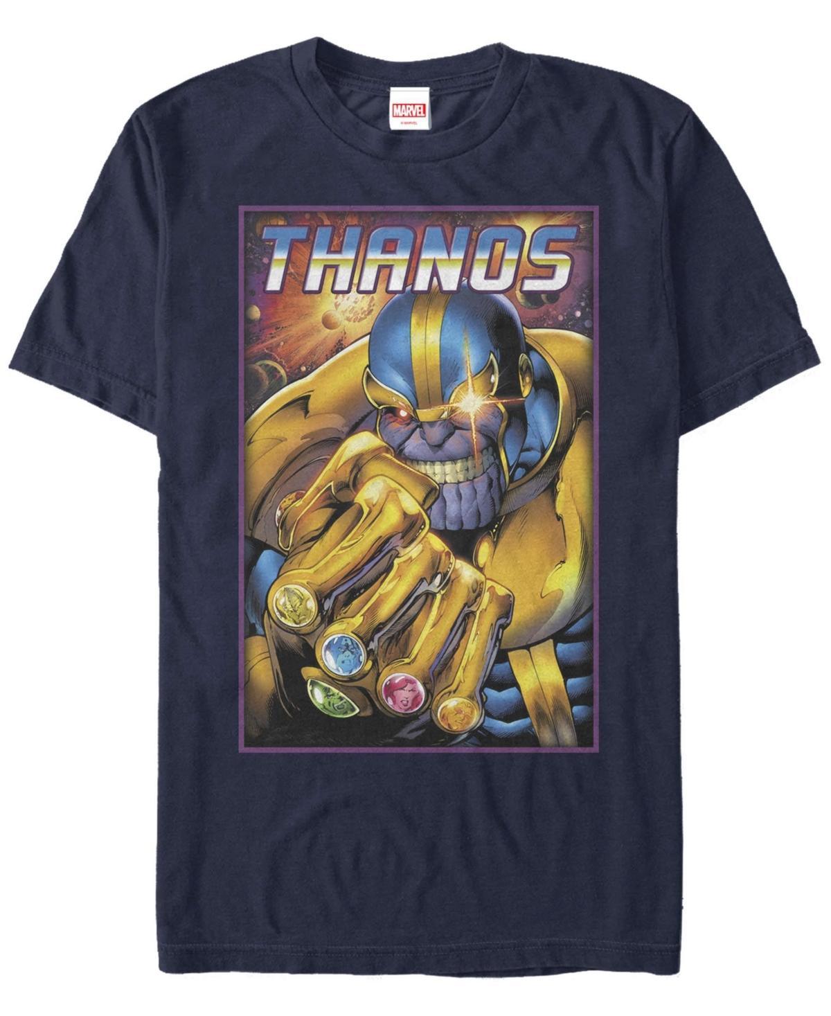 Men's Marvel Thanos Infinity Stones Tee, Size: Small, Blue Product Image