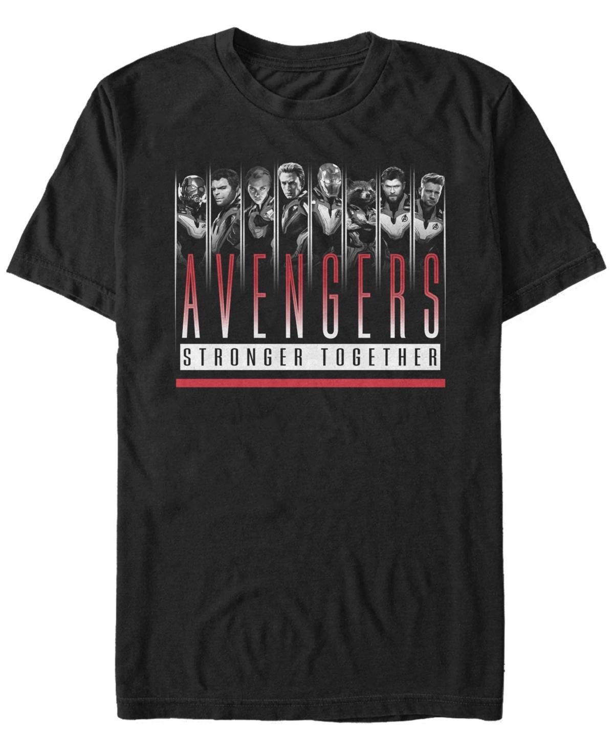 Mens Marvel Avengers Endgame Stronger Together Team Group Shot Tee Product Image