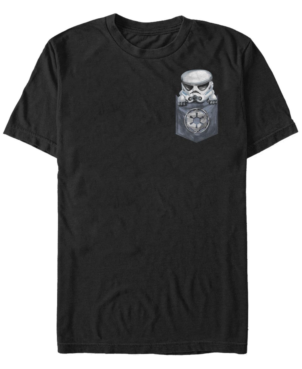 Men's Star Wars Trooper In Pocket Symbol Graphic Tee, Size: XXL, Black Product Image