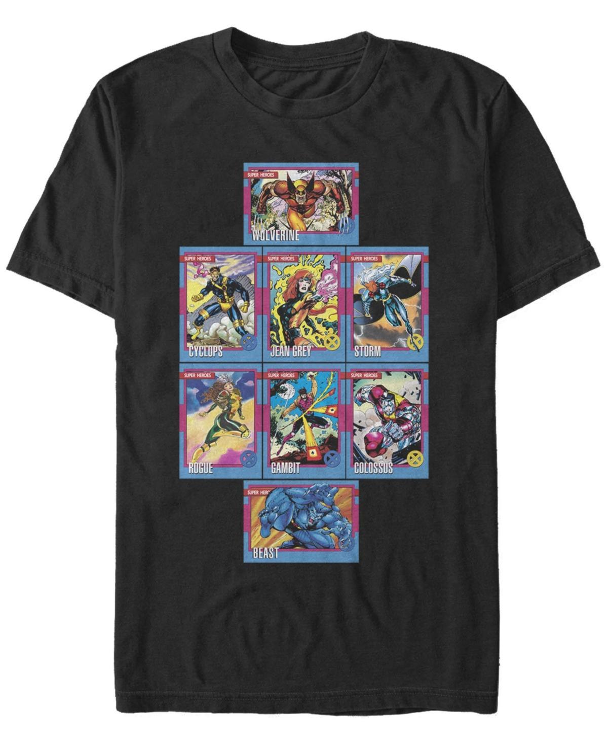 Men's Marvel Trading Cards X-Men Pack Graphic Tee, Size: Large, Black Product Image