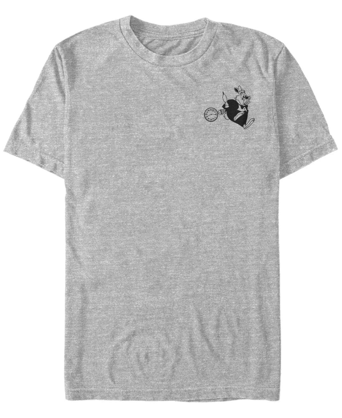 Men's Disney's Moana Pua Outline Left Chest Tee, Size: Large, Silver Product Image