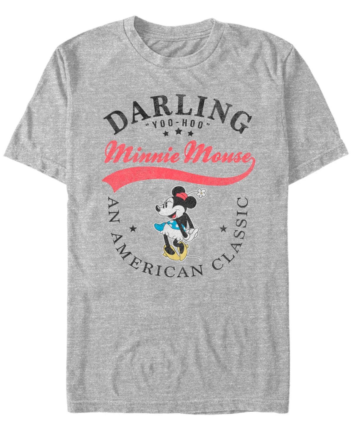 Disney's Minnie Mouse Men's American Classic 1928 Tee, Size: Small, Athletic Grey Product Image
