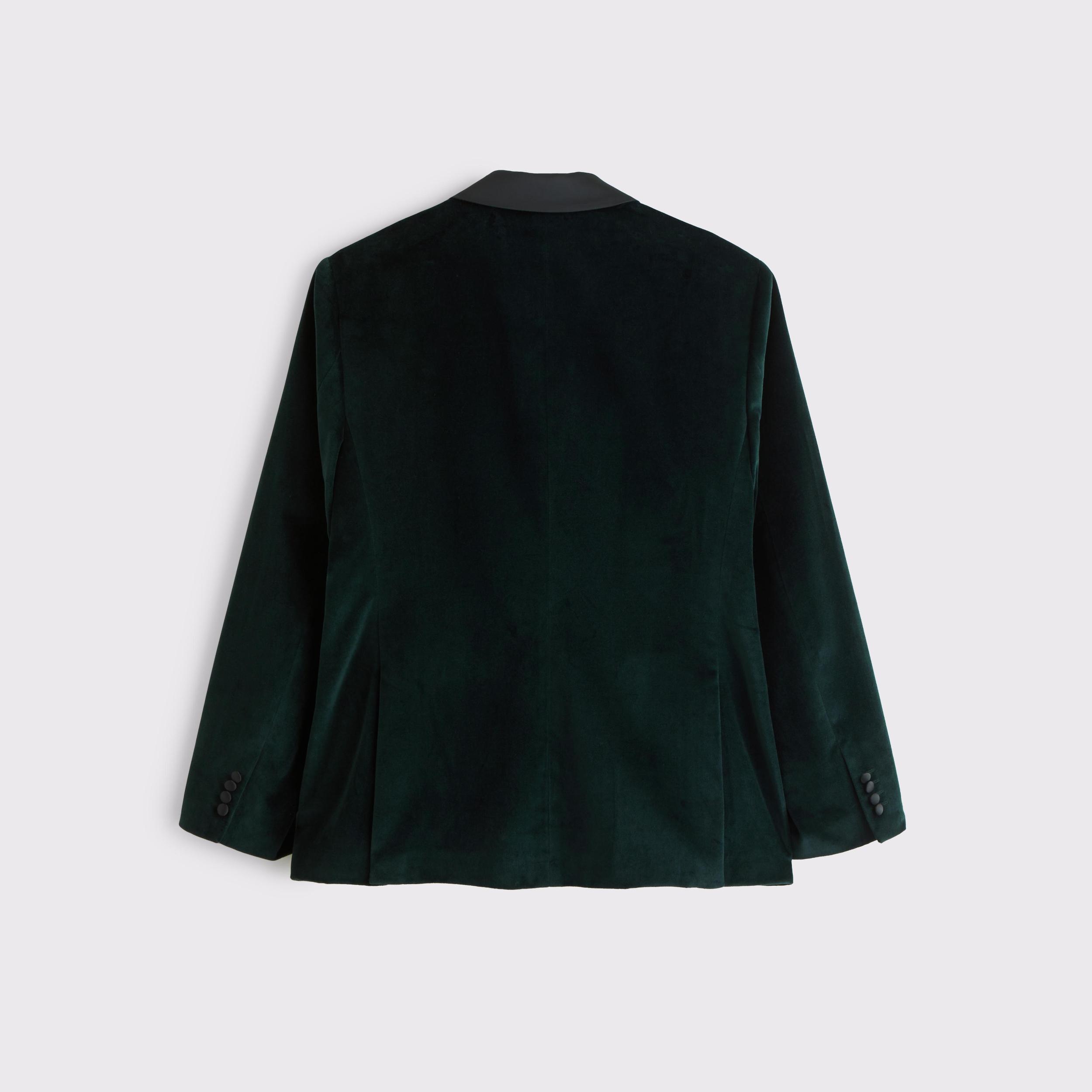 The A&F Collins Tailored Classic Velvet Blazer Product Image