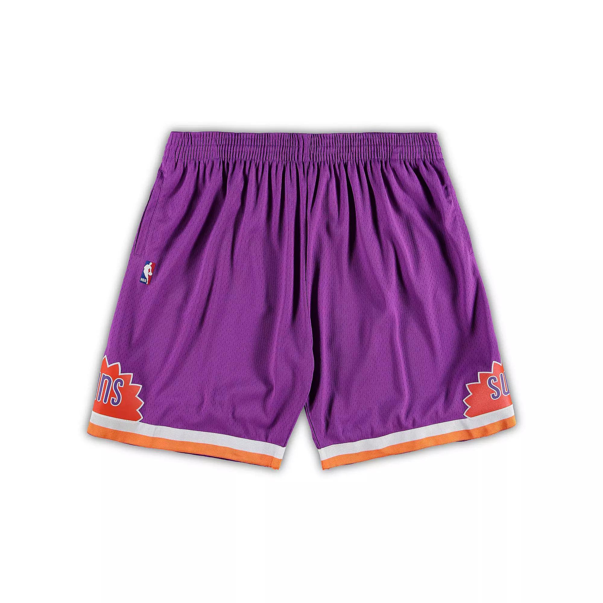 Men's Mitchell & Ness Purple Phoenix Suns Big & Tall Hardwood Classics Team Swingman Shorts, Size: 2XLT, Phx Purple Product Image