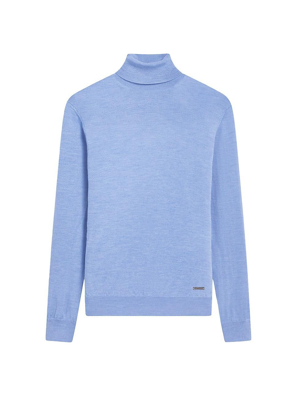 Mens Wool Turtleneck Sweater Product Image