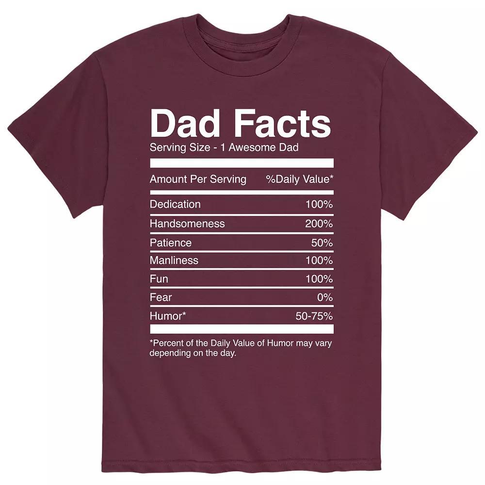 Mens Dad Facts Tee Product Image