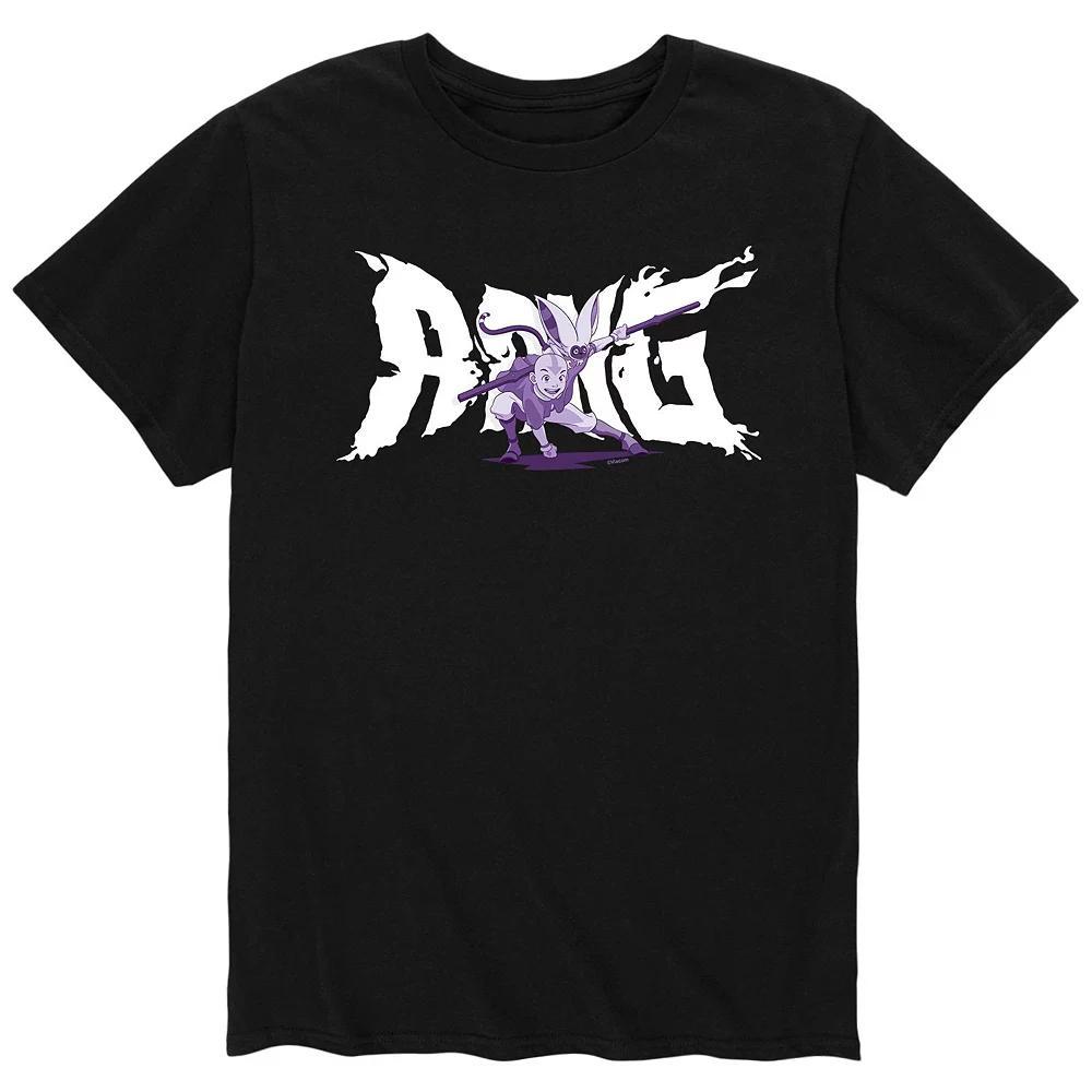 Mens Avatar Aang Purple Tee Product Image