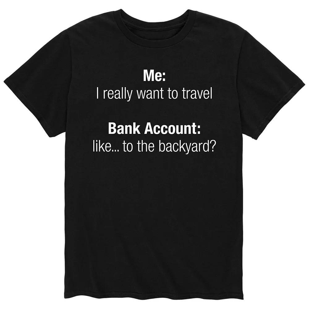 Big & Tall If Traveling Was Free Graphic Tee, Mens Product Image