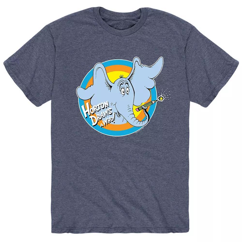 Mens Dr. Suess Horton Draws Tee Product Image