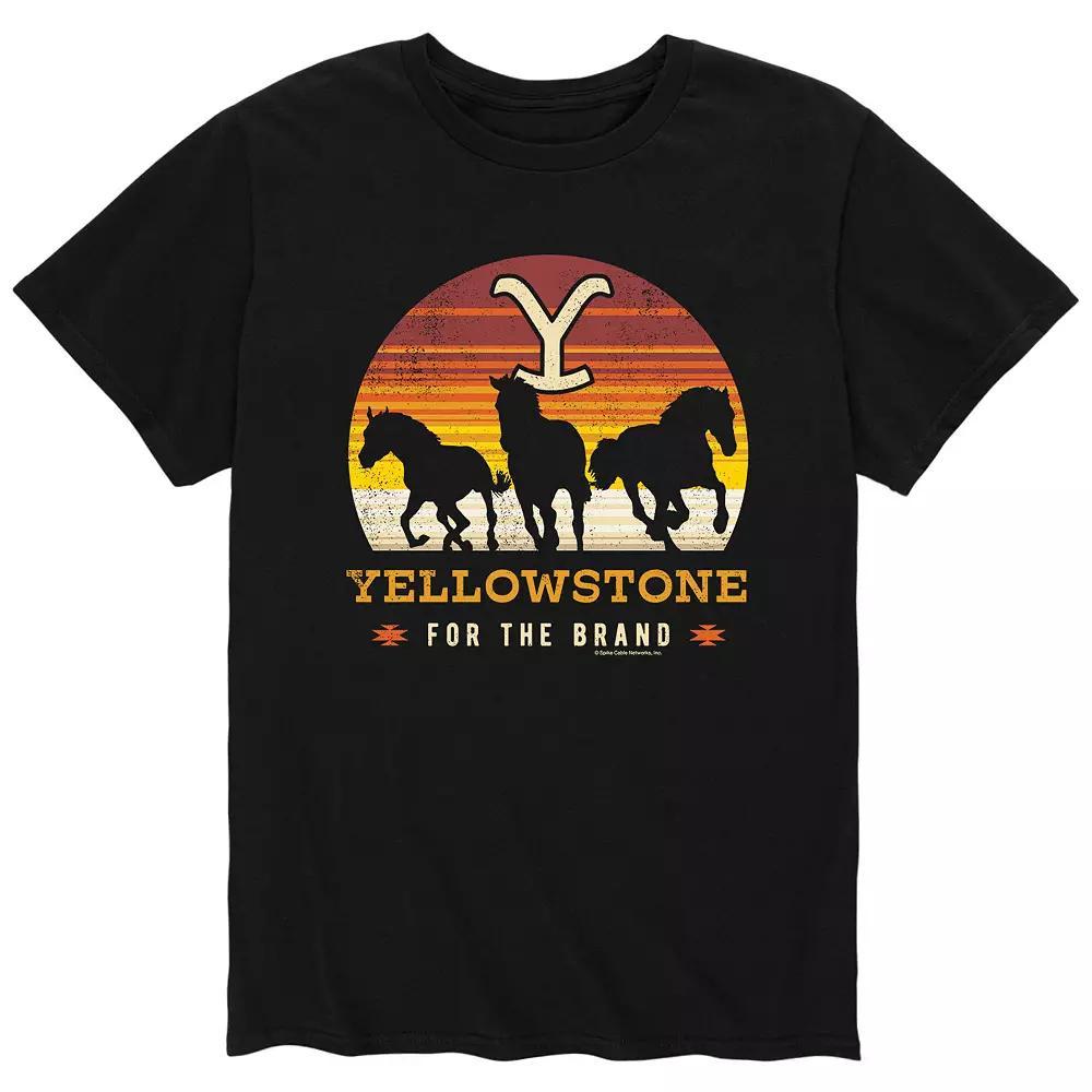 Mens Yellowstone Wild Horses Tee Product Image