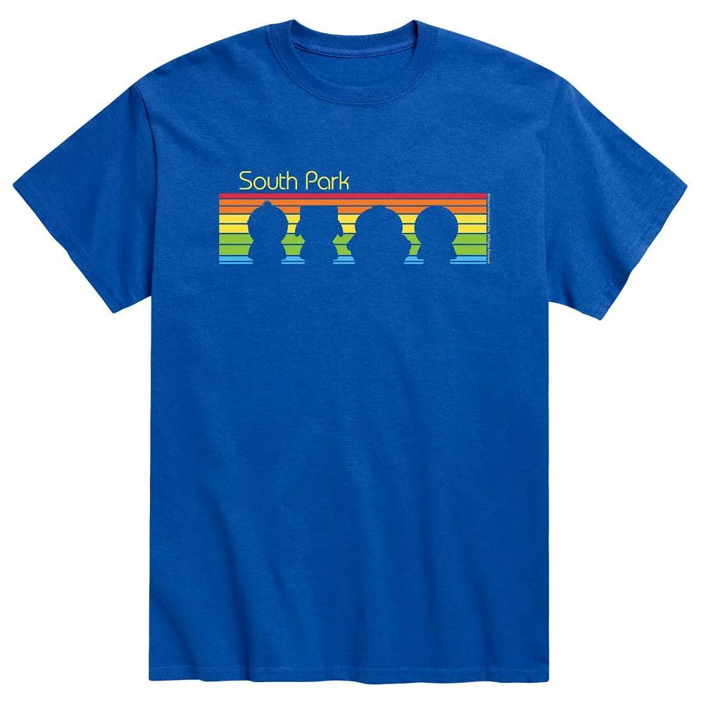 Mens South Park Rainbow Silhouettes Tee Product Image