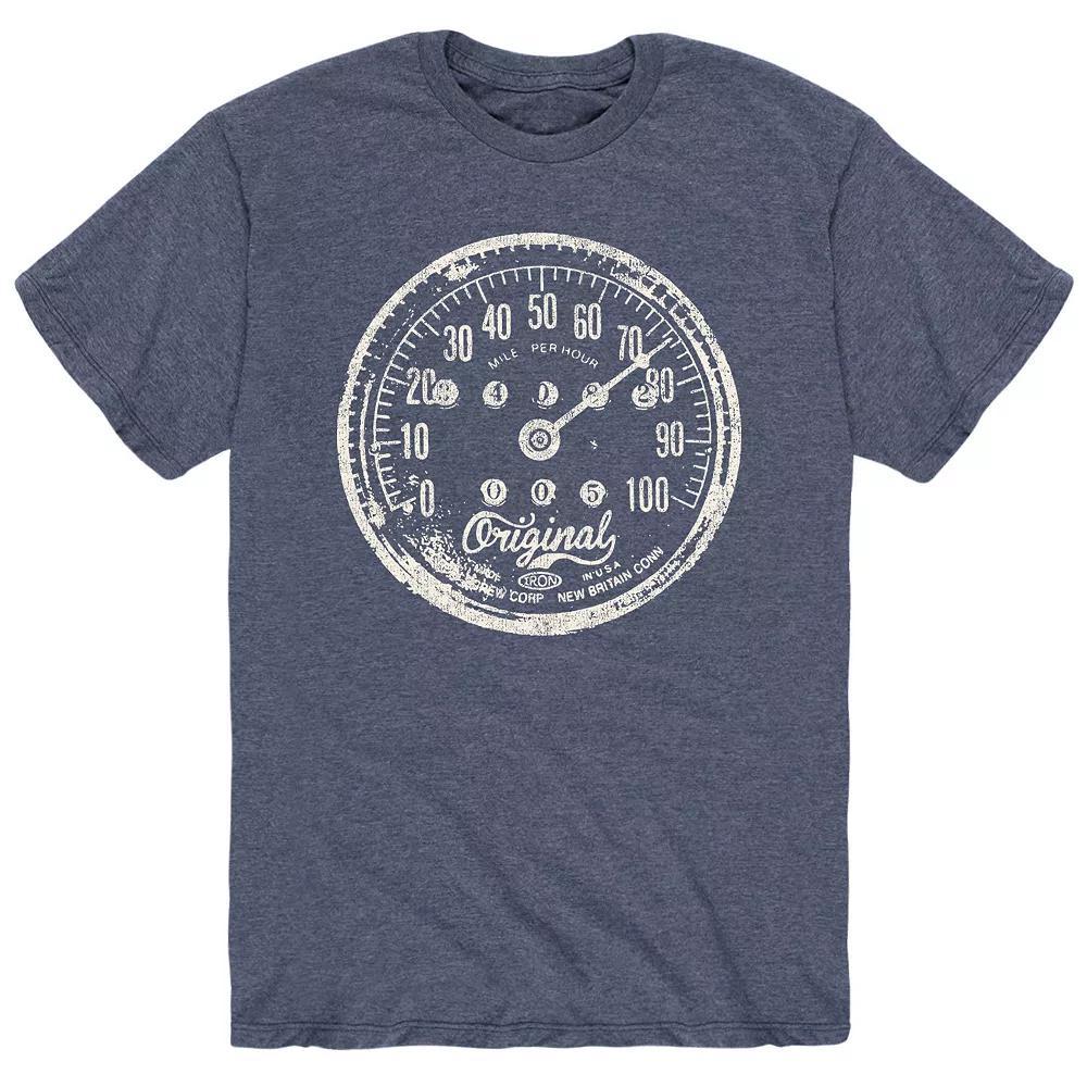Mens Vintage Motorcycle Speedometer Tee Product Image