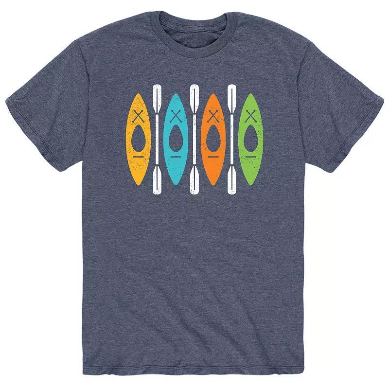 Mens Kayak Tee Grey Blue Product Image