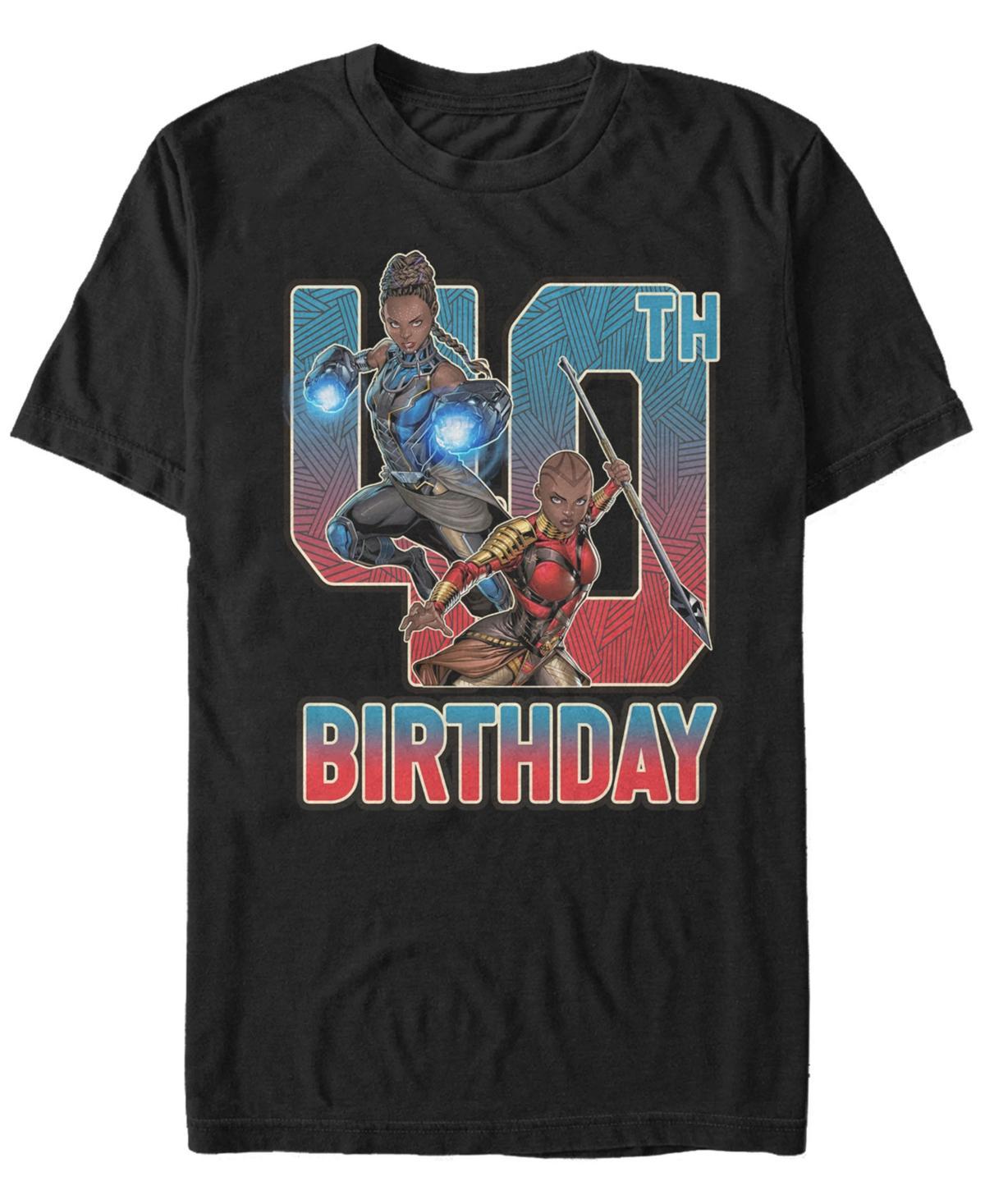 Men's Marvel Shuri Okoye 40th Birthday Tee, Size: Medium, Black Product Image