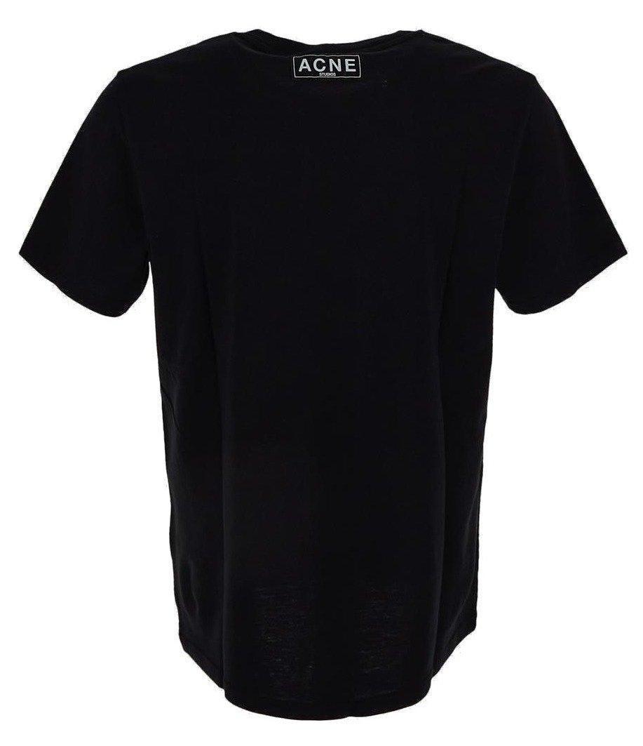 ACNE STUDIOS Everest Logo-print Cotton And Lyocell-blend Jersey T-shirt In Blue Product Image