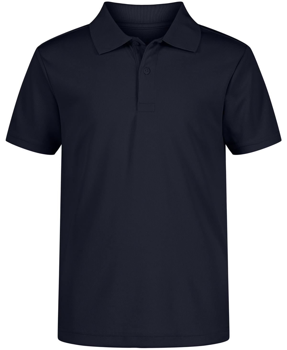 HUGO BOSS Piqué-weave Cotton Polo Shirt In Blue Product Image