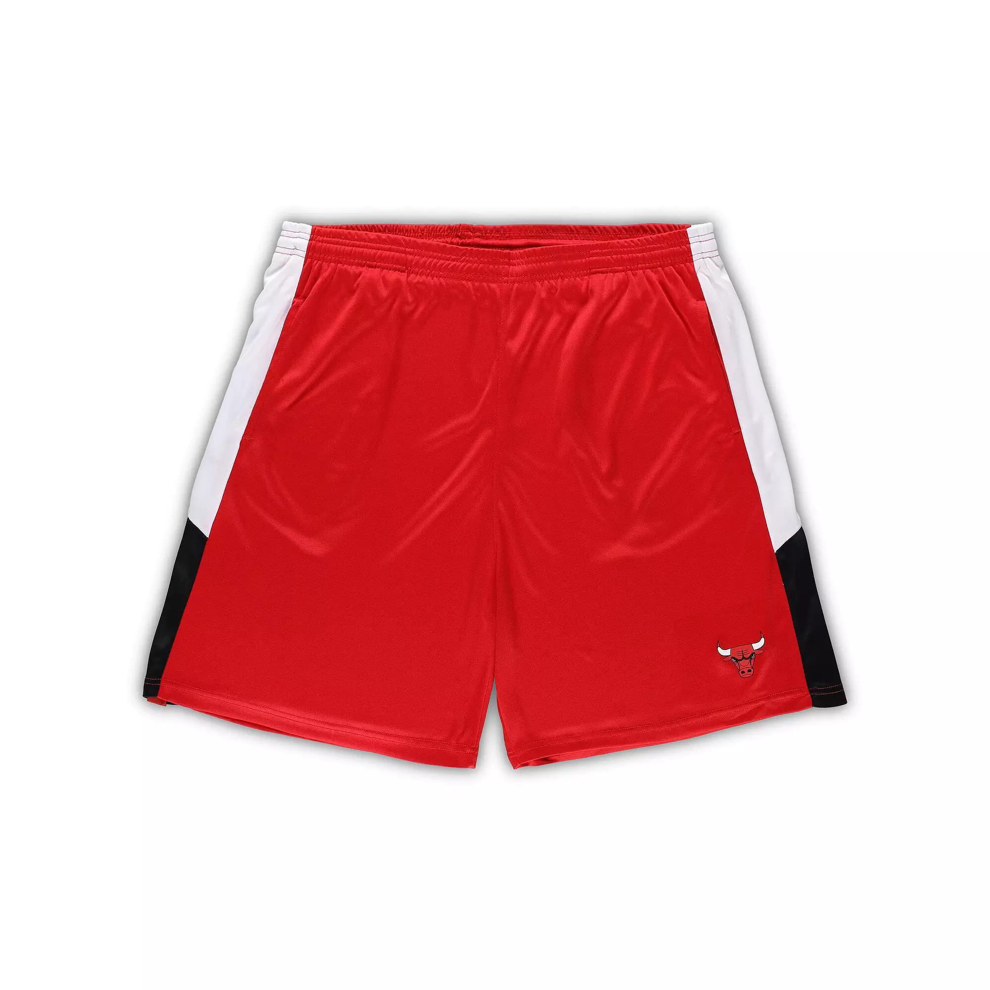 Men's Fanatics Branded Red Chicago Bulls Big & Tall Champion Rush Practice Shorts, Size: 4XB Product Image