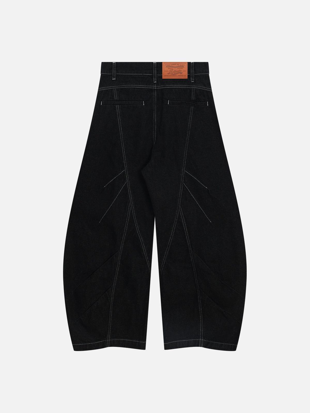 [Pre-Order] Aelfric Eden Wrinkle Seam Super Baggy Barrel Jeans Product Image
