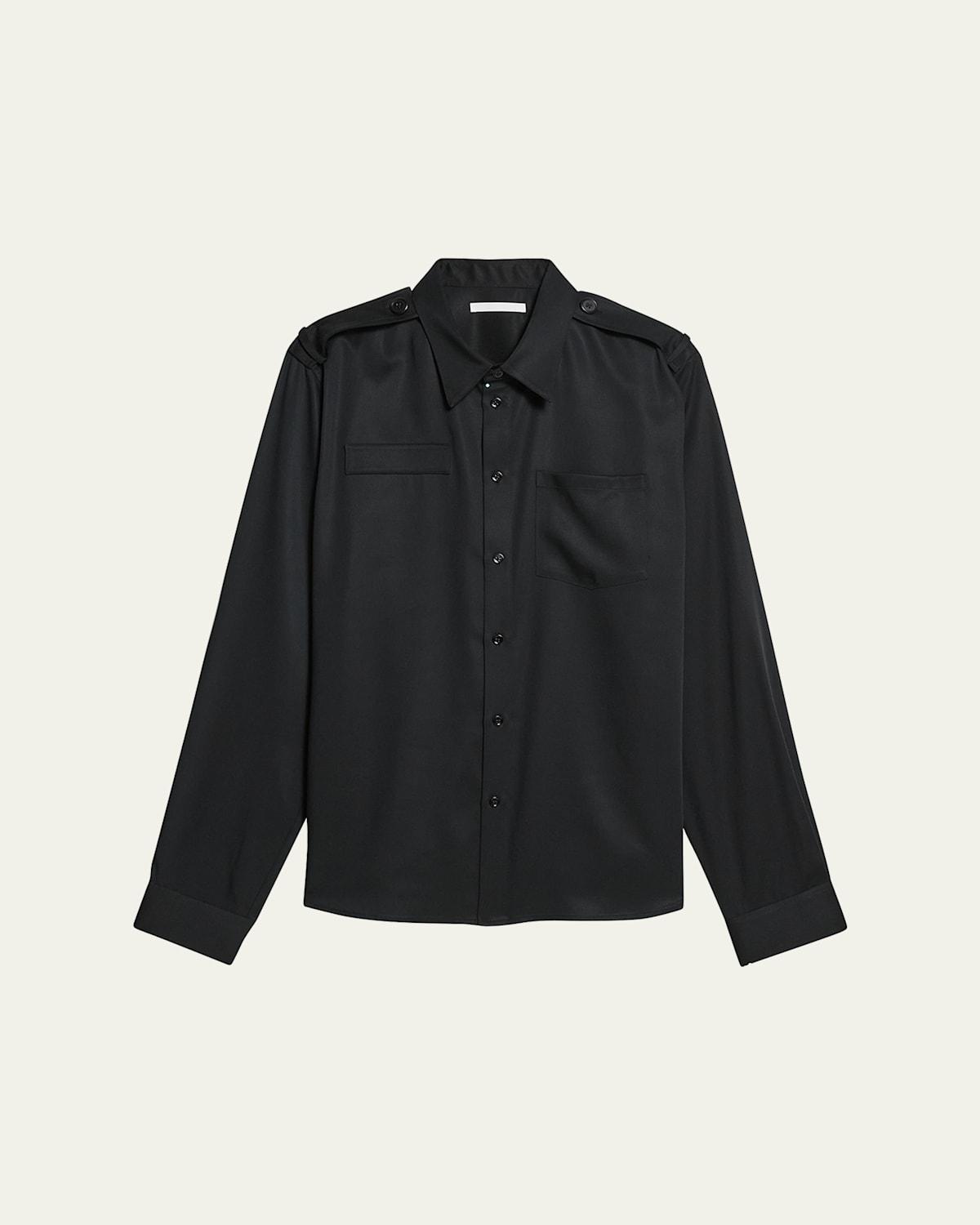 Mens Epaulet Sport Shirt Product Image