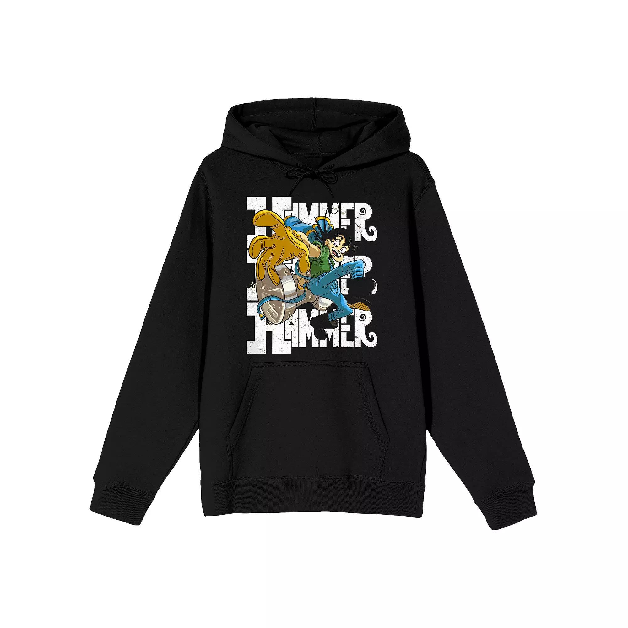 Men's Hammer Stud Battle Stance Graphic Hoodie, Size: XXL, White Product Image
