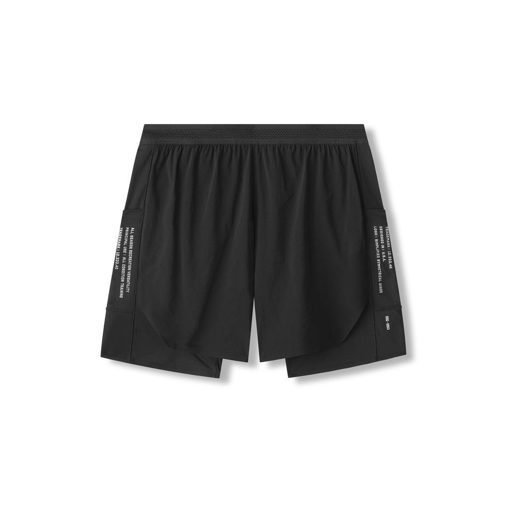 0953. Aerotex™ Hybrid Liner Short - Black/Black Product Image