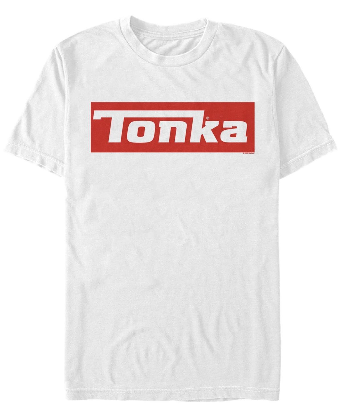 Men's Tonka Simple Red Logo Tee, Size: XL, White Product Image