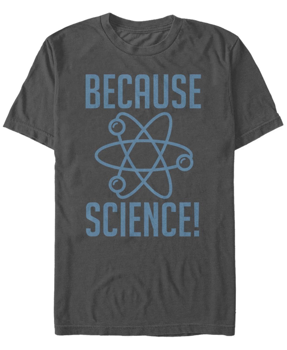 Men's Because Science Atom Graphic Tee, Size: Medium, Grey Product Image