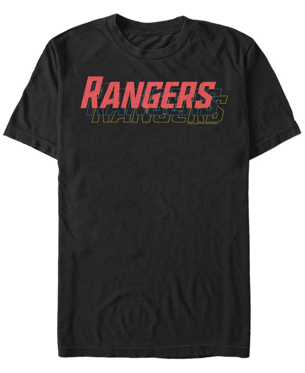 Men's Power Rangers Blue Ranger Big Face Tee, Size: Large, Royal Product Image
