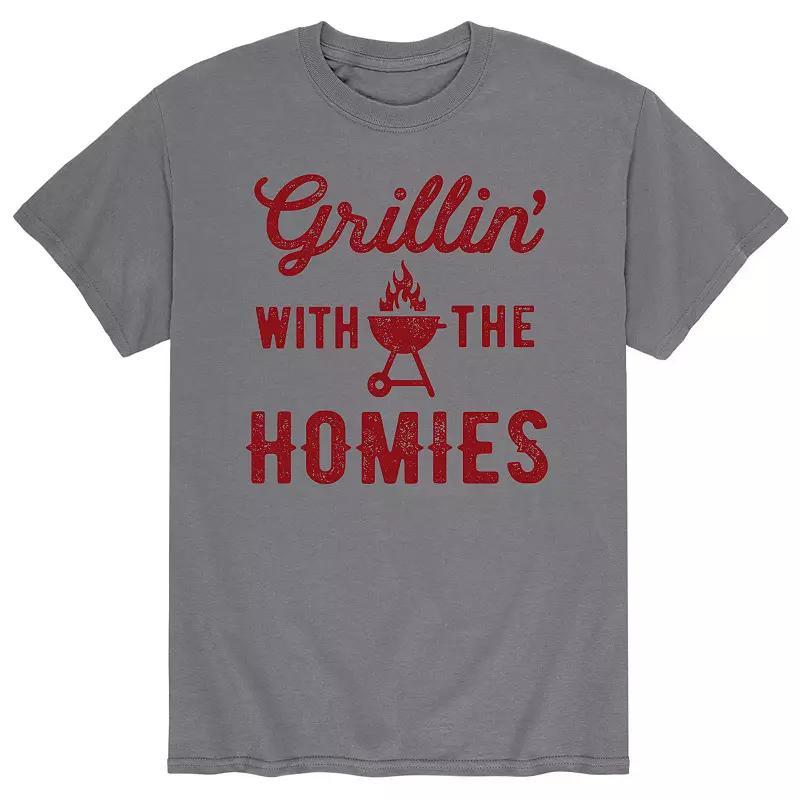 Mens Grilling With The Homies Tee Product Image