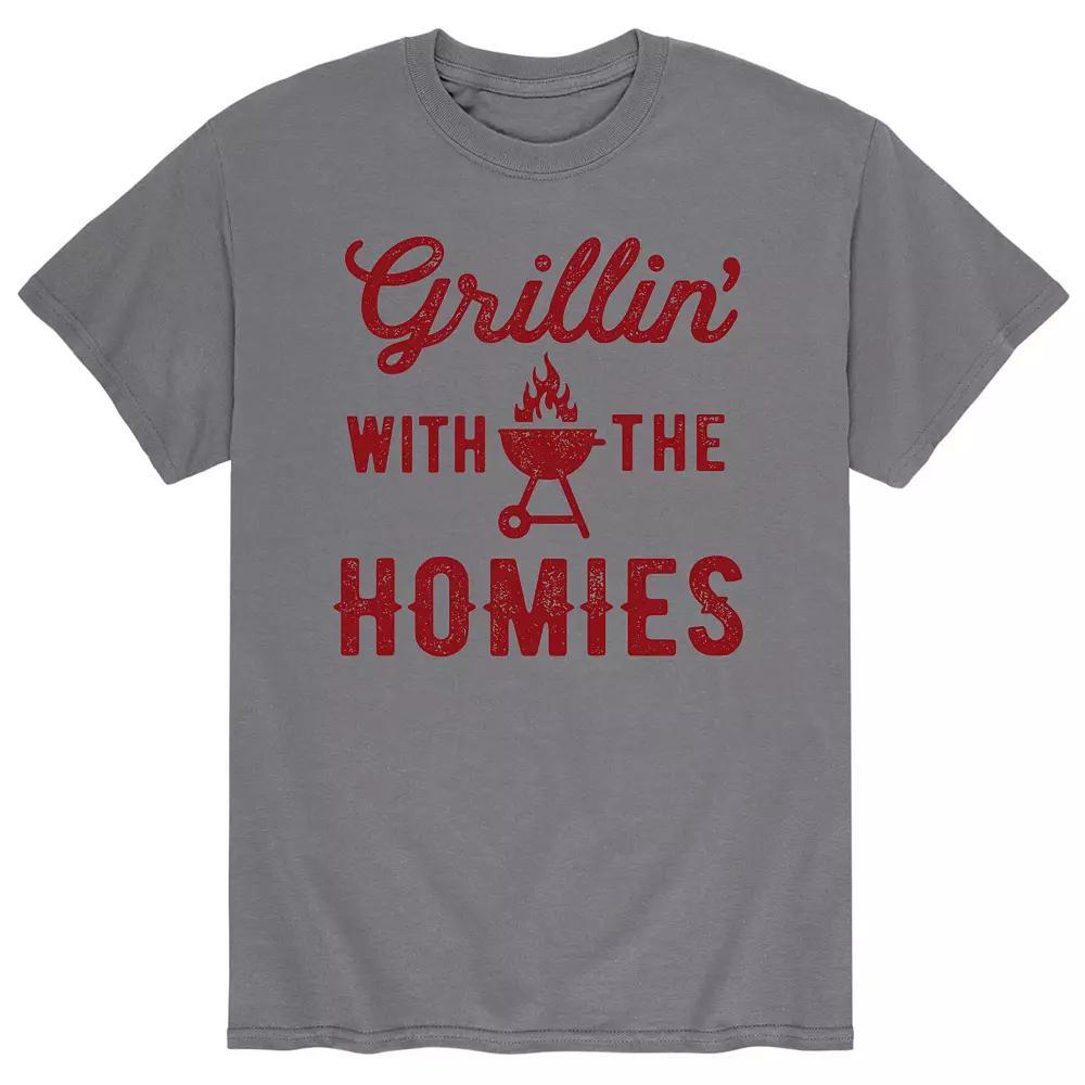 Mens Grilling With The Homies Tee Product Image