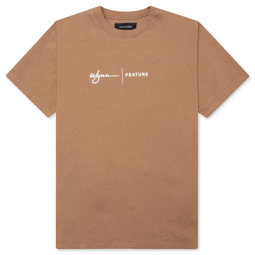 Feature x Wynn Logo Lock Up Tee - Black Male Product Image
