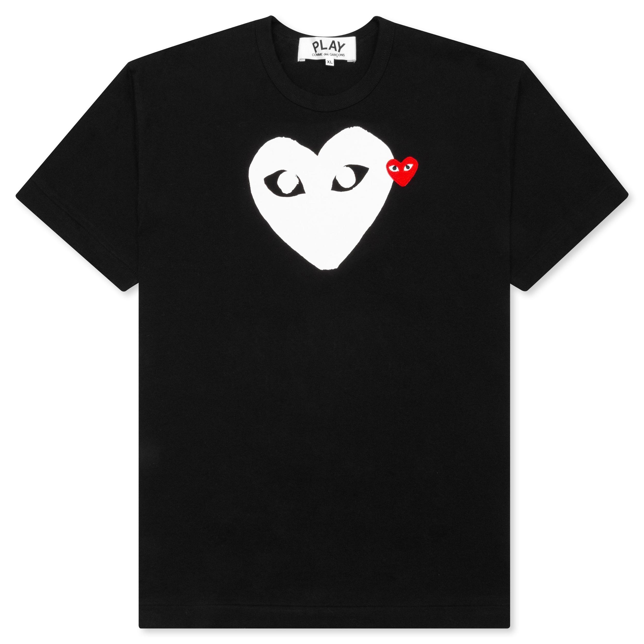 Washed Heavyweight Crewneck T-Shirt Type 2 - Black Male Product Image