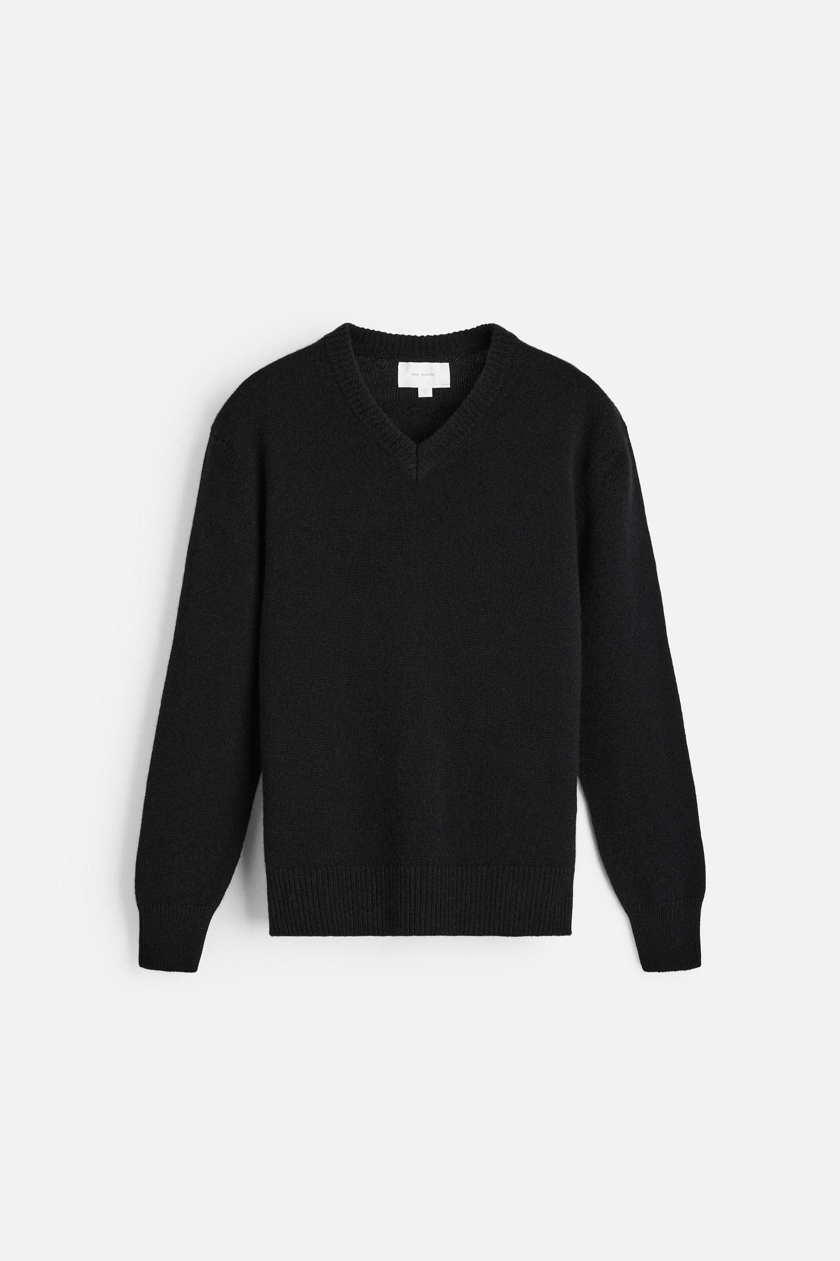 V-NECK CASHMERE SWEATER Product Image