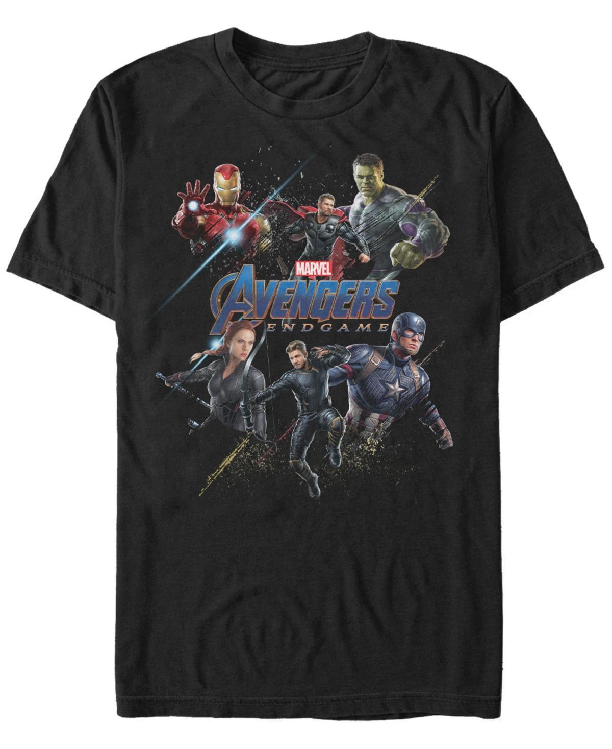 Men's Marvel Avengers: Endgame Heroes Logo Tee, Size: Large, Black Product Image