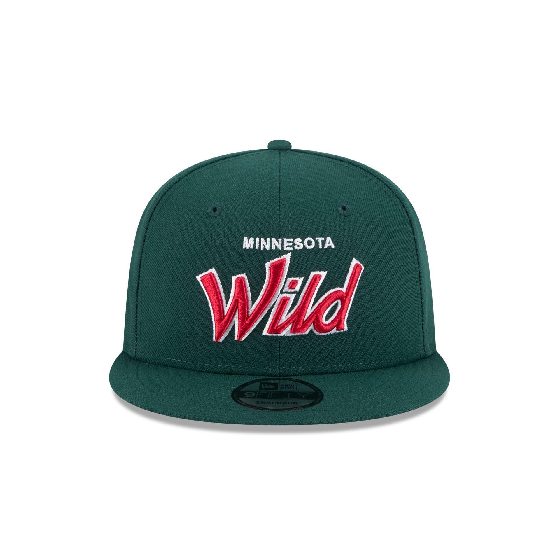 Minnesota Wild Script 9FIFTY Snapback Hat Male Product Image