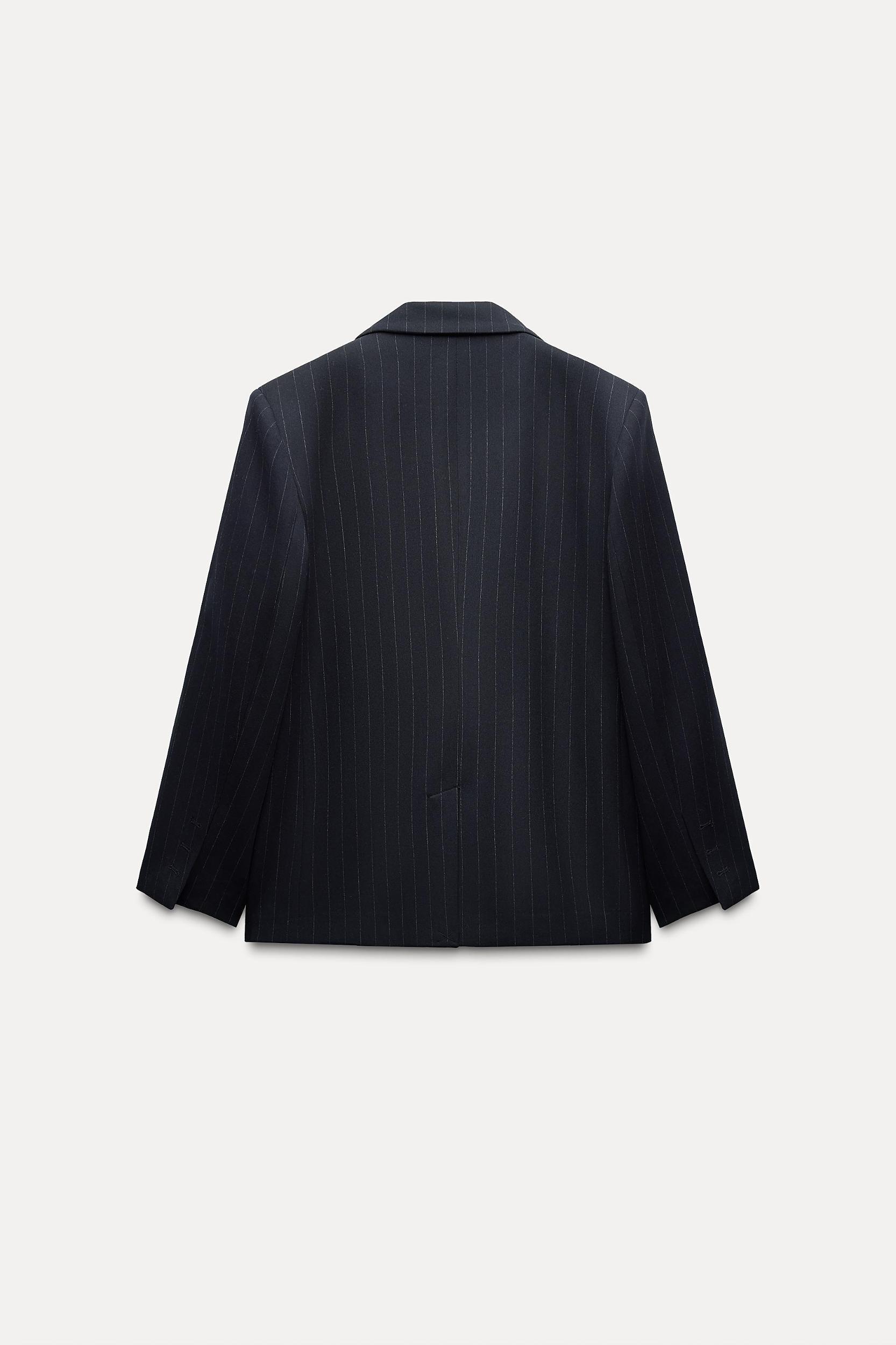 OVERSIZED PINSTRIPE BLAZER Product Image