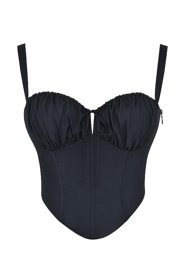 Analia Black Bustier Corset Product Image