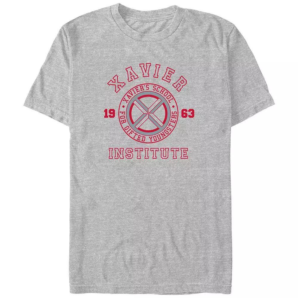Big & Tall Marvel X-Men 1963 Xavier Institute Graphic Tee, Men's, Size: 3XB, Athletic Grey Product Image