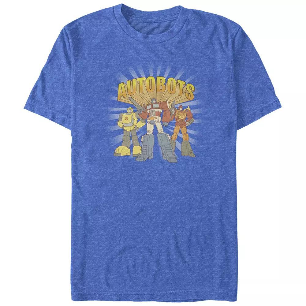 Big & Tall Transformers Autobots Trio Graphic Tee, Men's, Size: 3XL, Royal Grey Product Image