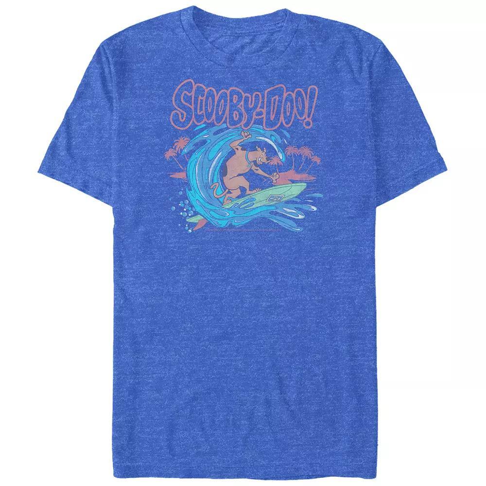 Big & Tall Scooby-Doo Surfer Dog Graphic Tee, Men's, Size: 3XL Tall, Royal Grey Product Image