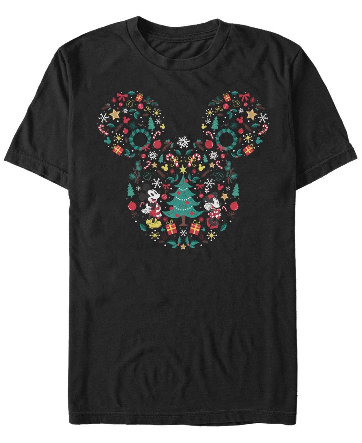 Men's Beavis and Butthead Rock On Christmas Wreath Tee, Size: Medium, Kelly Product Image