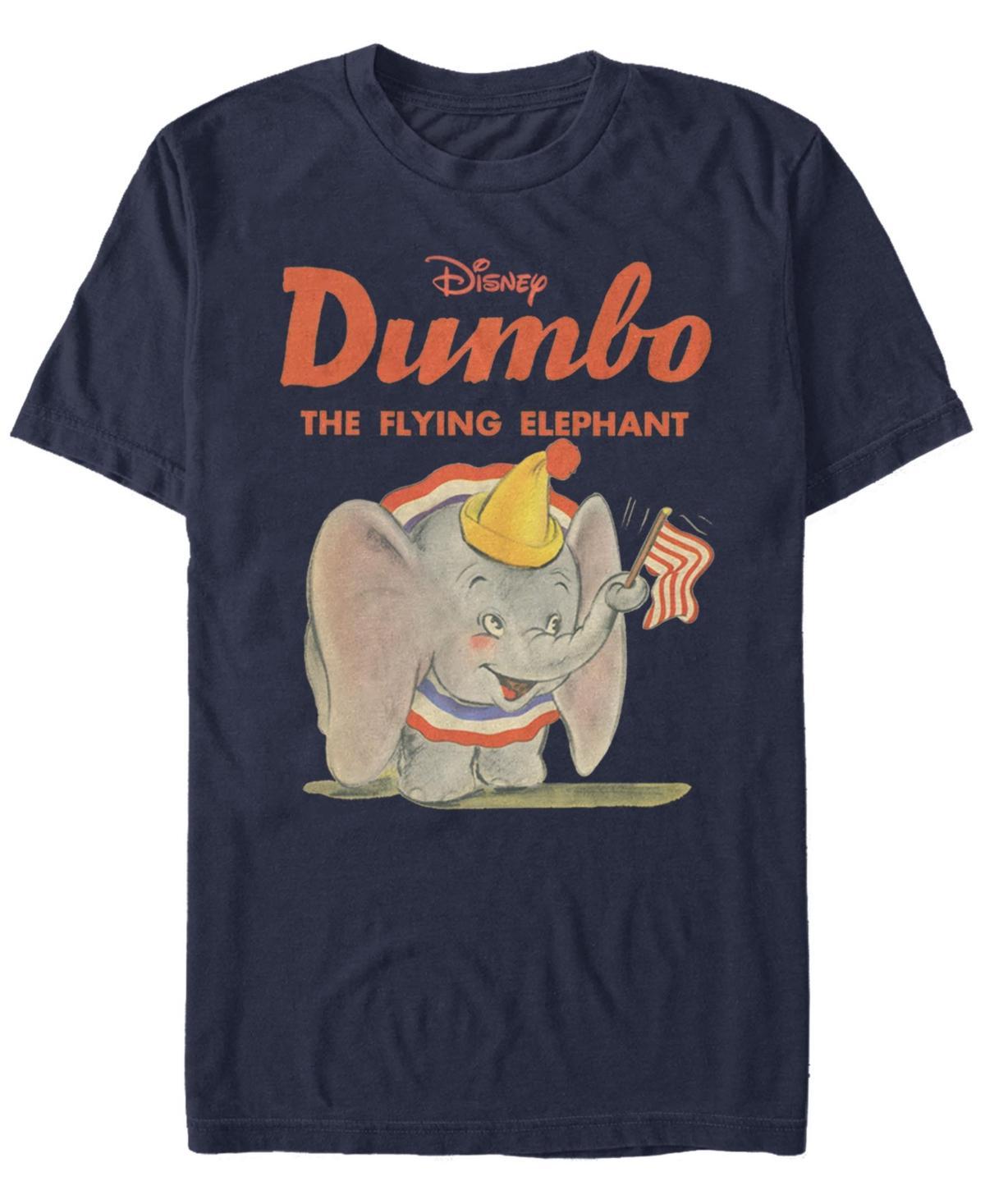 Disney's Dumbo Men's The Flying Elephant Classic Portrait Tee, Size: Medium, Blue Product Image