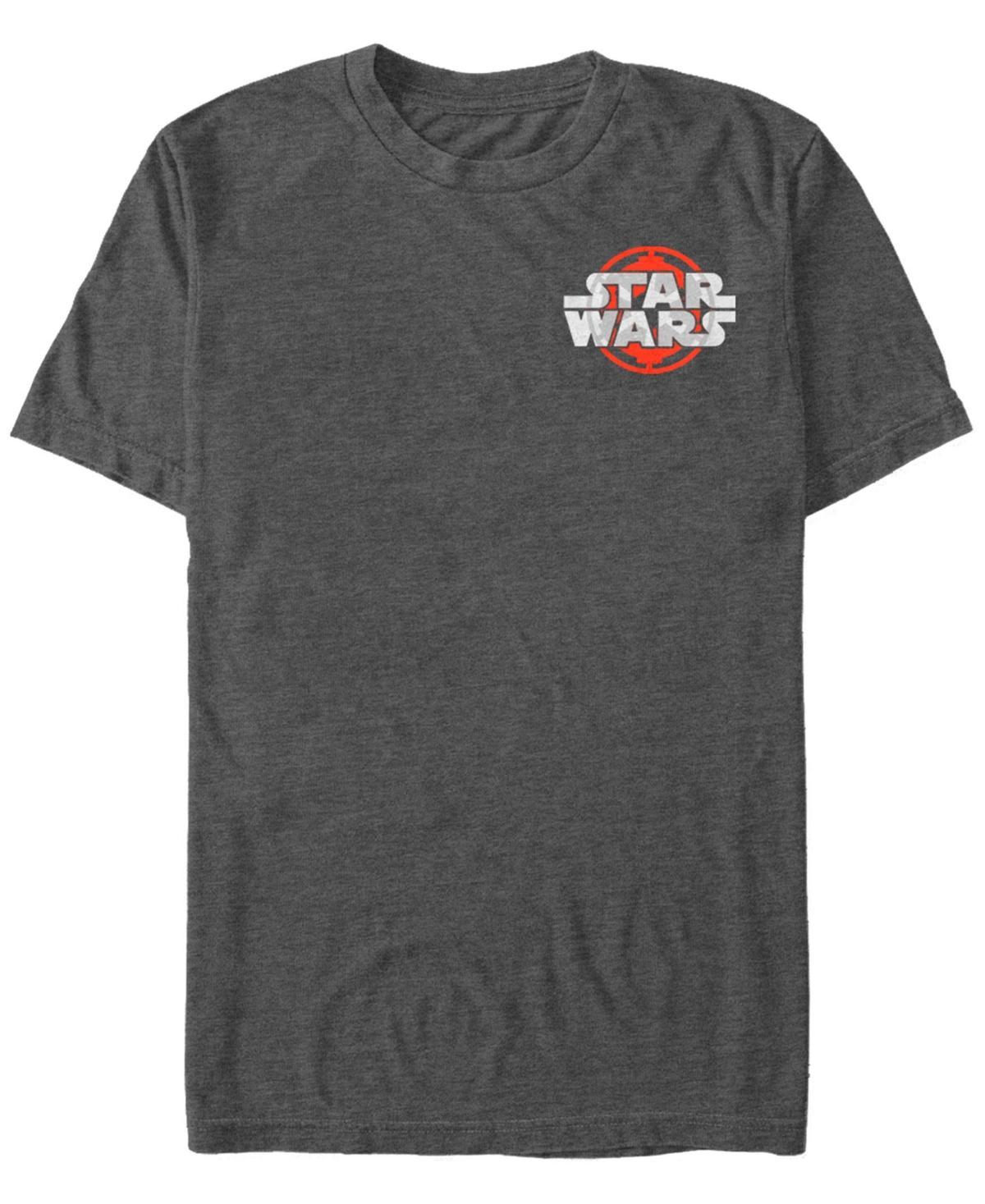 Mens Star Wars Empire Pocket Badge Graphic Tee Grey Heather Product Image