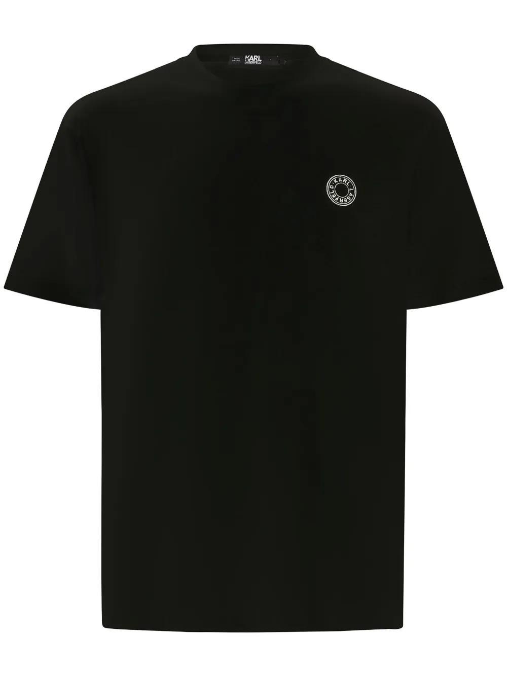 circle-logo cotton T-shirt Product Image