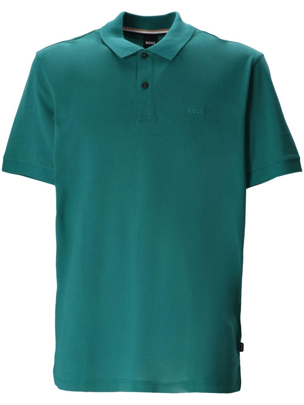 HUGO BOSS Pallas Polo Shirt In Green Product Image