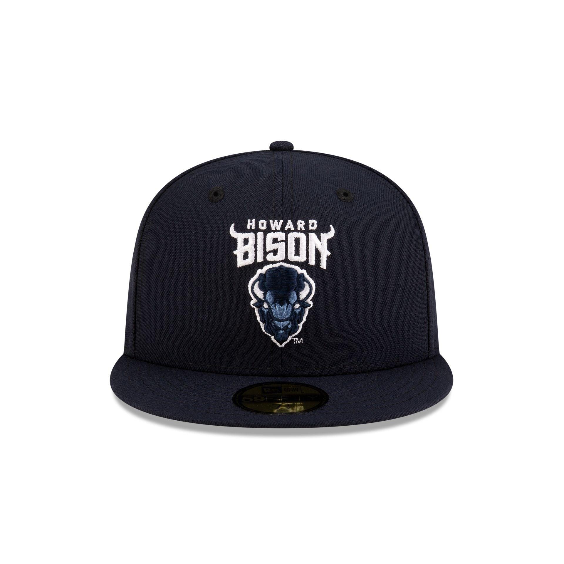 Howard Bison Navy 59FIFTY Fitted Hat Male Product Image