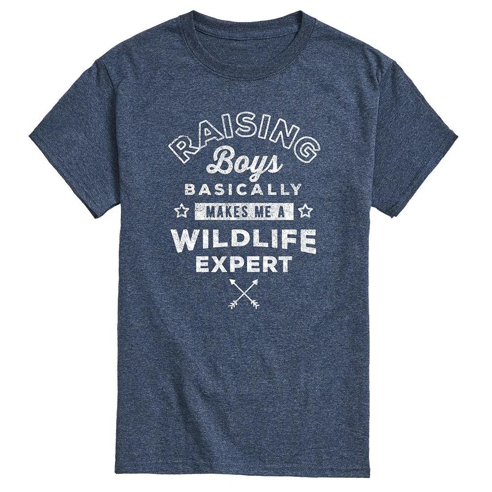 Mens Raising Boys Wildlife Expert Tee Product Image
