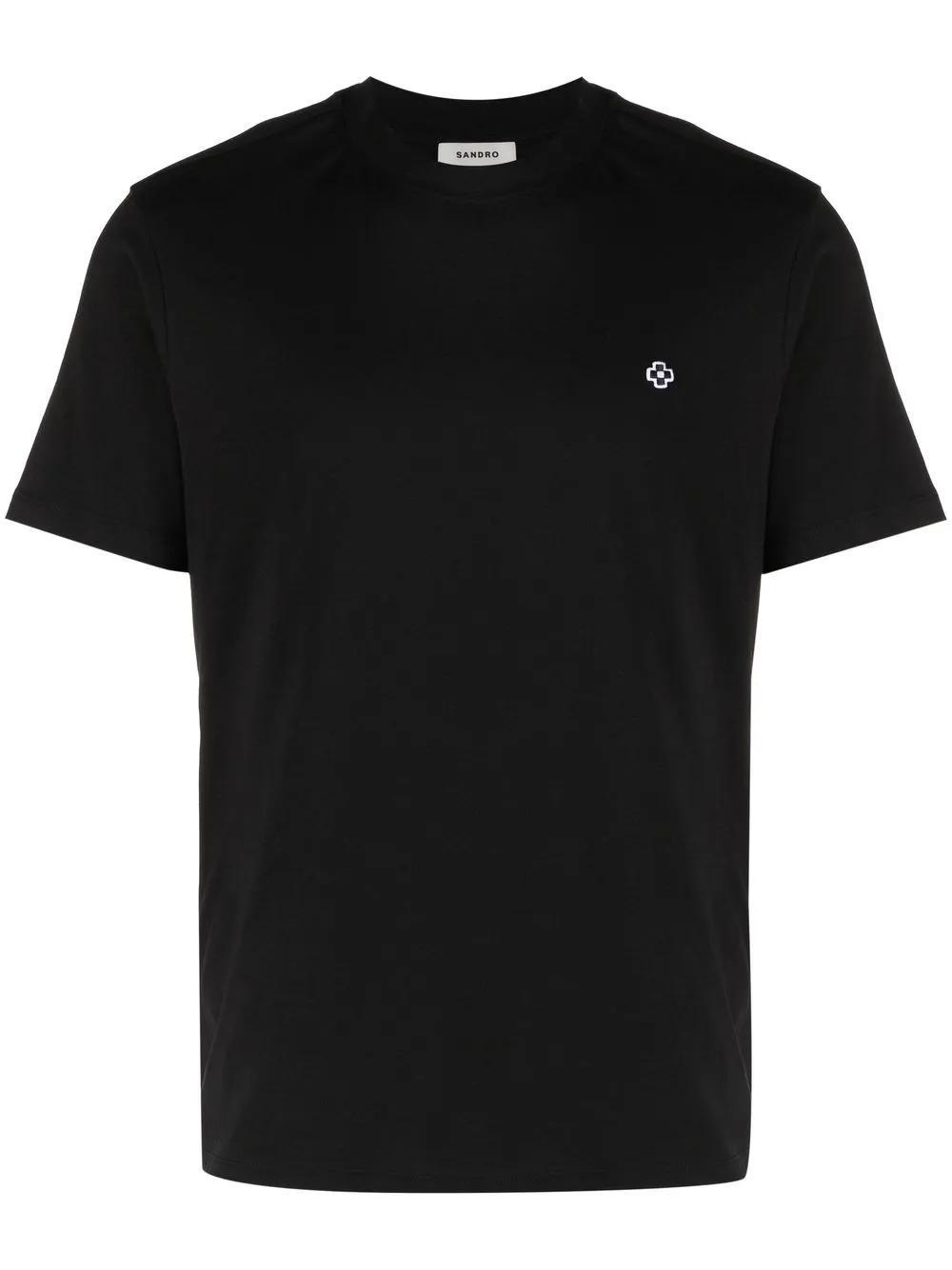 Mercerized-cotton T-shirt with mixed stripes Product Image