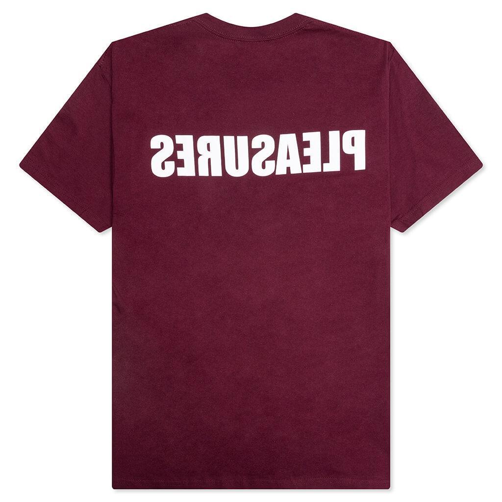Security T-Shirt - Burgundy Male Product Image